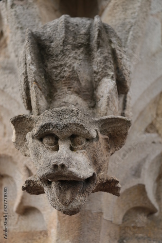 Gargoil on old building 