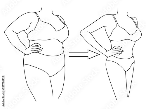 Woman of lose weight
