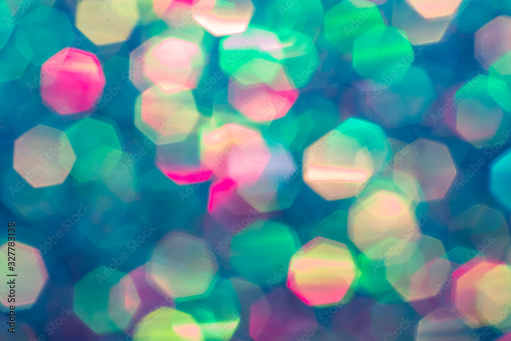 elegant bokeh background. Seasonal cooling light decorative abstract