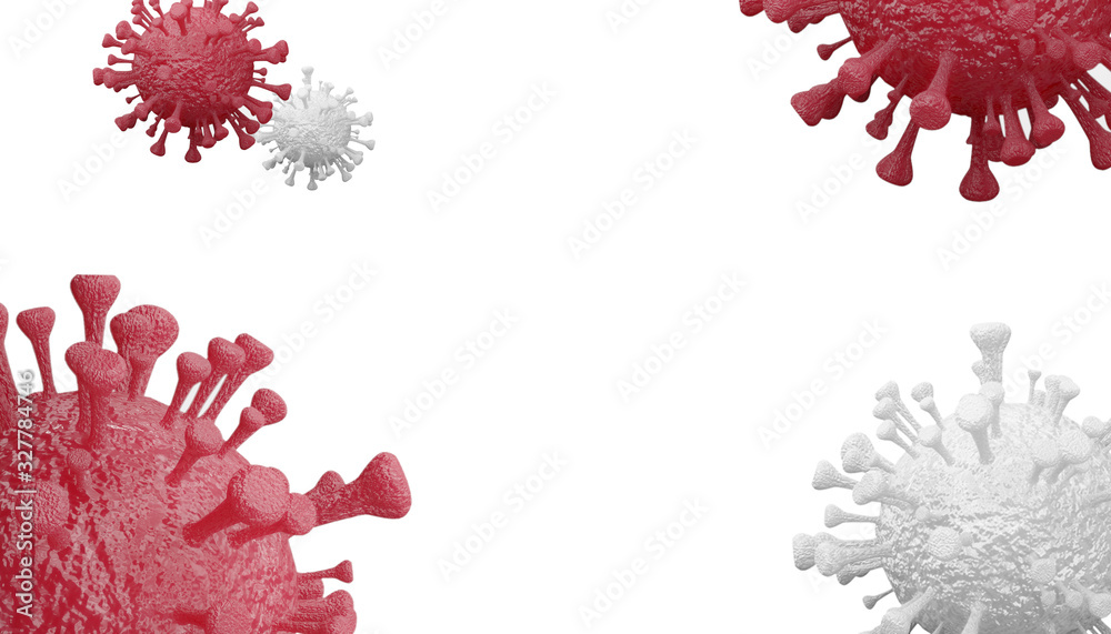 coronavirus name covid 19 isolated on white background - 3d rendering coronavirus name covid 19 isolated on white background - 3d rendering
