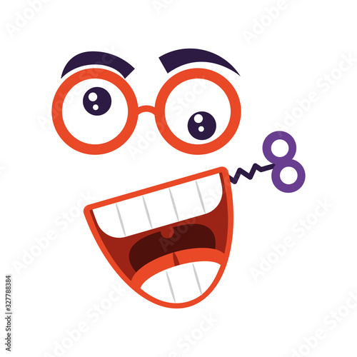 face expression comic, fools day