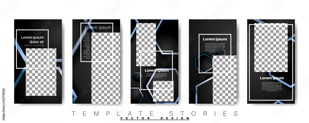 Trendy editable template for social networks stories, vector illustration. Design backgrounds for social media. Trendy editable template for social networks stories, vector illustration. Design backgrounds for social media.