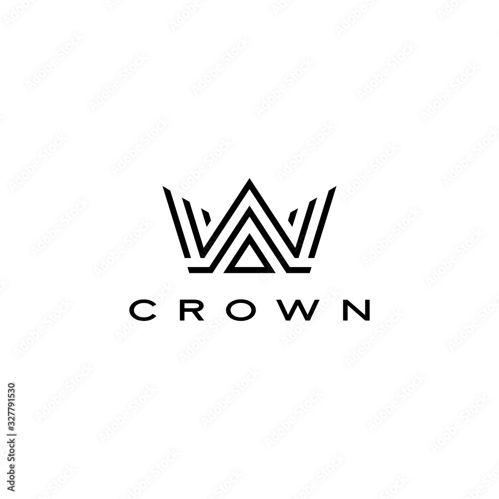 crown logo vector icon illustration crown logo vector icon illustration