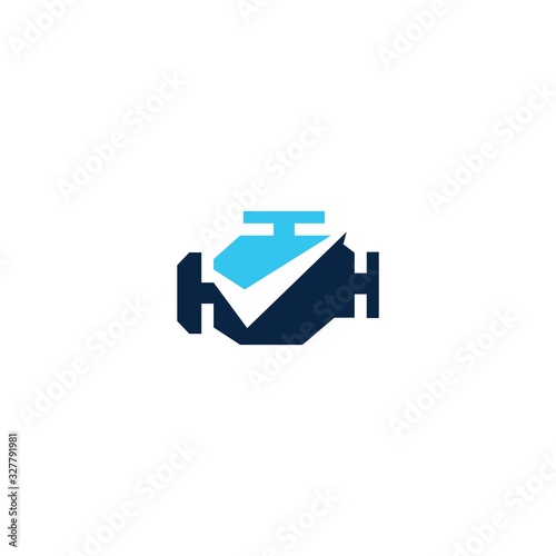 engine check logo vector icon illustration