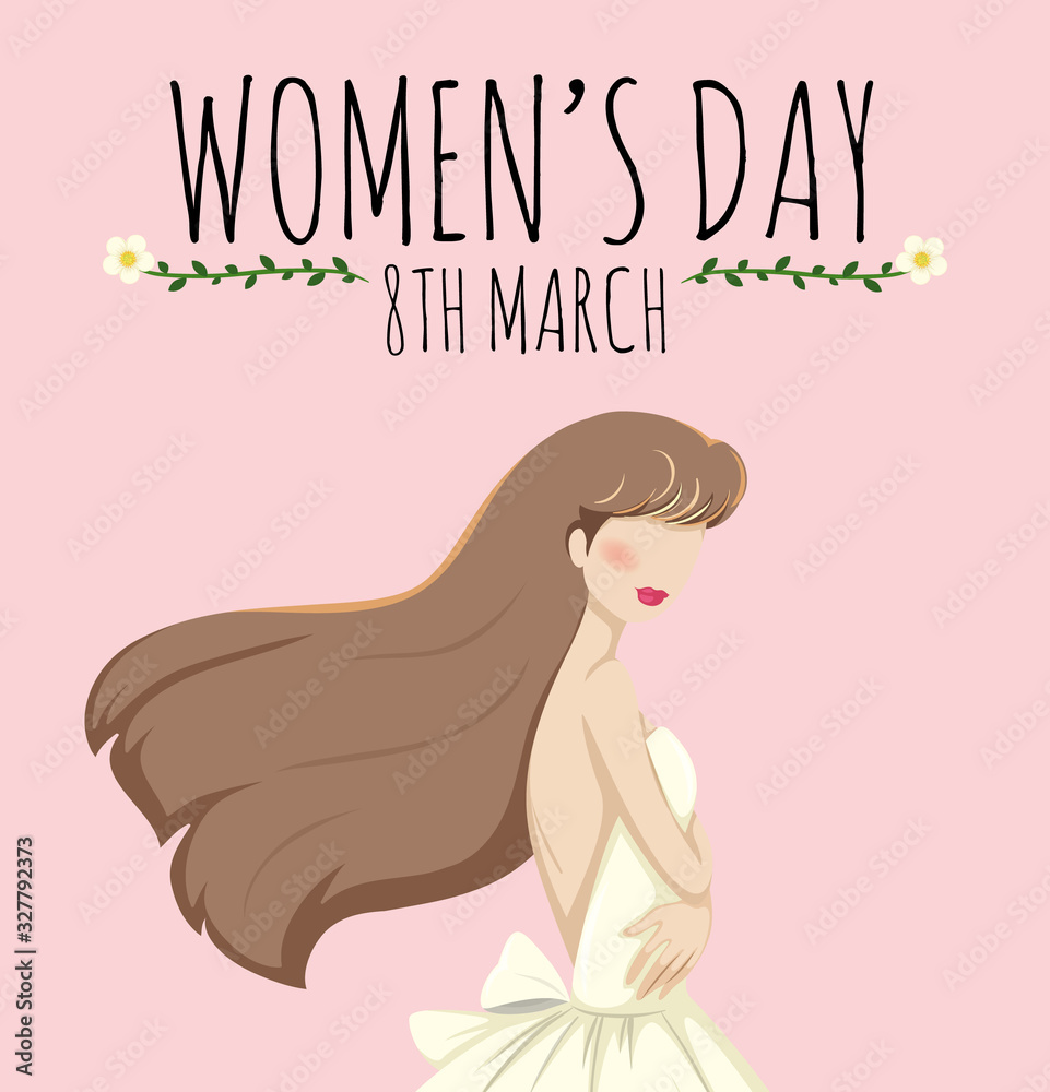 Background template for happy women day Background template for happy women day