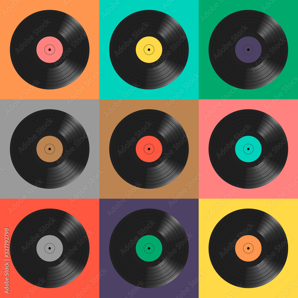 Vinyl Records Wallpaper