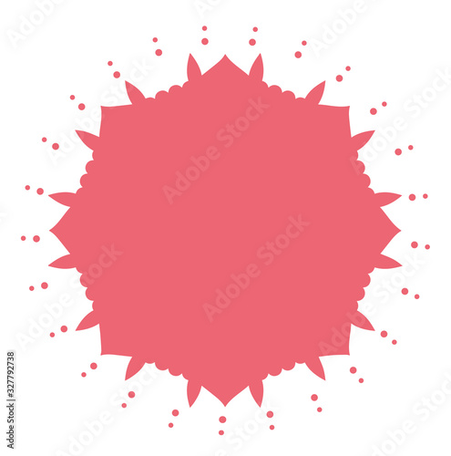 Mandala patterns on isolated background