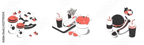 Fastfood Isometric Concept 