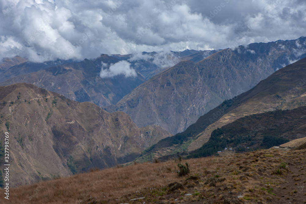 Piruro Site. Andes. Peru. Huánuco Region, Huamalíes Province, Tantamayo District