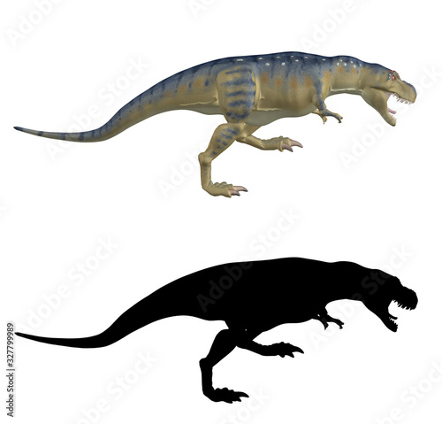 TRex 3d isolated