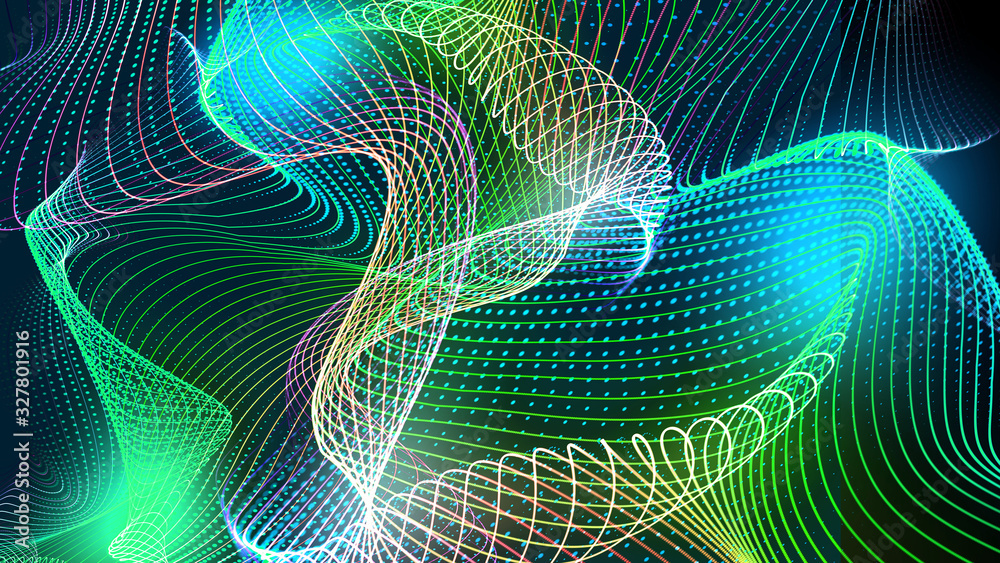Abstract background imitating energy waves Abstract background imitating energy waves