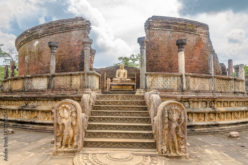 View at the ancient complex Jayanthipura in Polonnaruwa - Sri Lanka