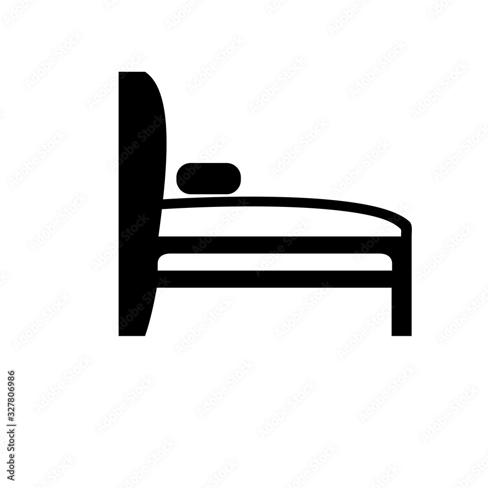 bed icon design, flat style icon collection bed icon design, flat style icon collection