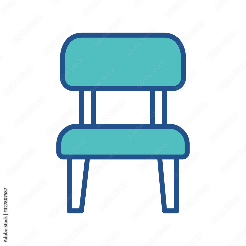 chair icon design, flat style icon collection chair icon design, flat style icon collection