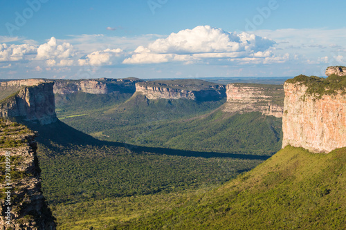 Canyons from Chapada Diamantina viewed from Morro do Pai Inacio