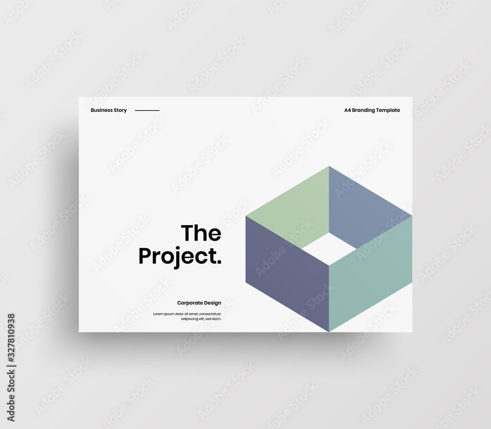 Creative business presentation vector A4 horizontal orientation front page mock up. Modern corporate report cover abstract geometric illustration design layout. Company identity brochure template. Creative business presentation vector A4 horizontal orientation front page mock up. Modern corporate report cover abstract geometric illustration design layout. Company identity brochure template.