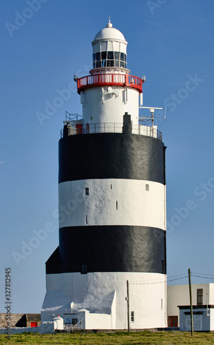 Lighthouse at the end of the Atlantic Ocean world.