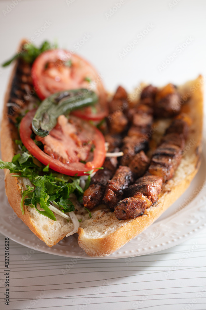 Lamb shish kebab, kuzu sis kebab Lamb shish kebab, kuzu sis kebab