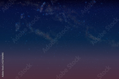 Starry sky graphics
