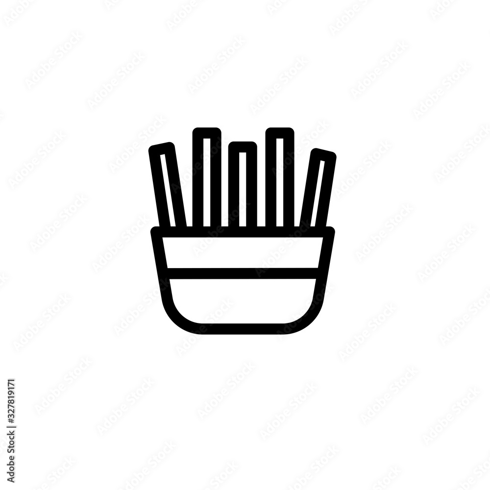 Vector illustration, french fries icon design Vector illustration, french fries icon design