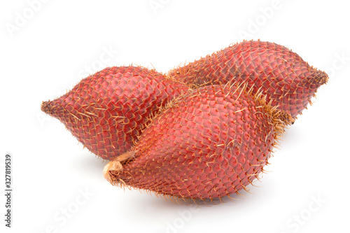 Salacca isolated on white with clipping path.