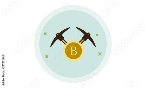 Proof of capacity icon for cryptocurrency and digital finance