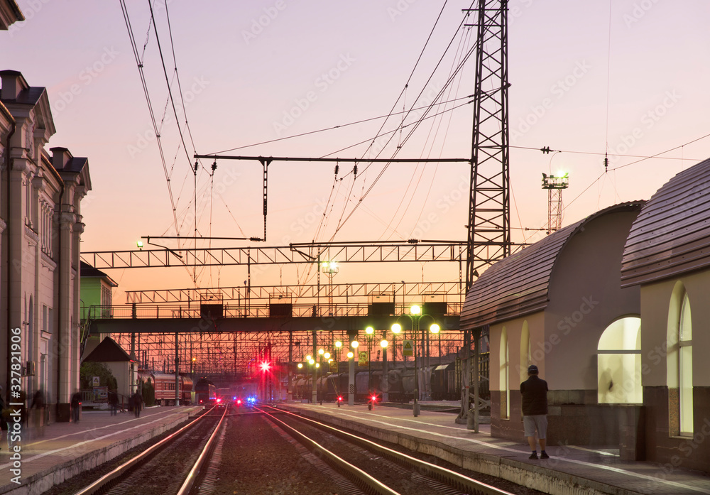 Railway station in Tula. Russia