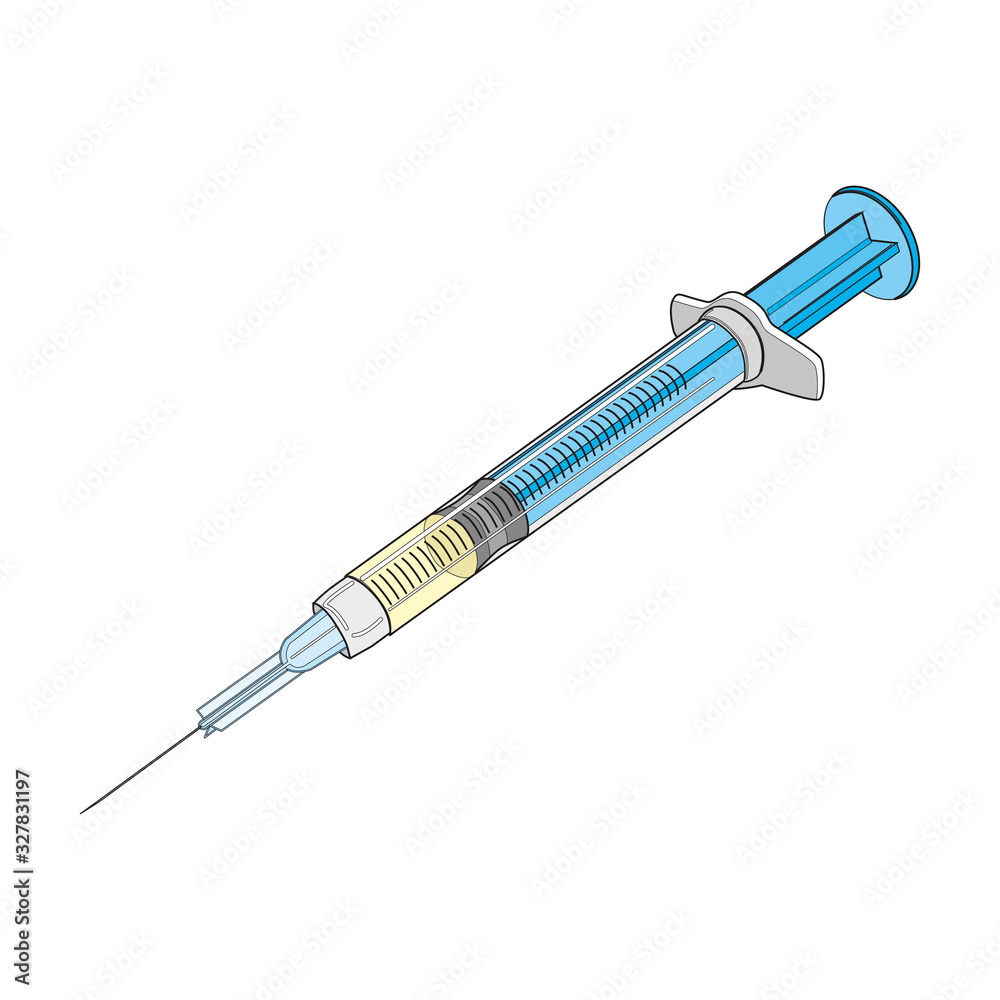 Syringe icon isolated on a white background. EPS10 Syringe icon isolated on a white background. EPS10