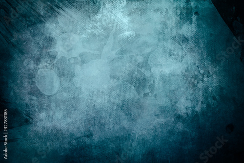 grungy blue canvas background or texture