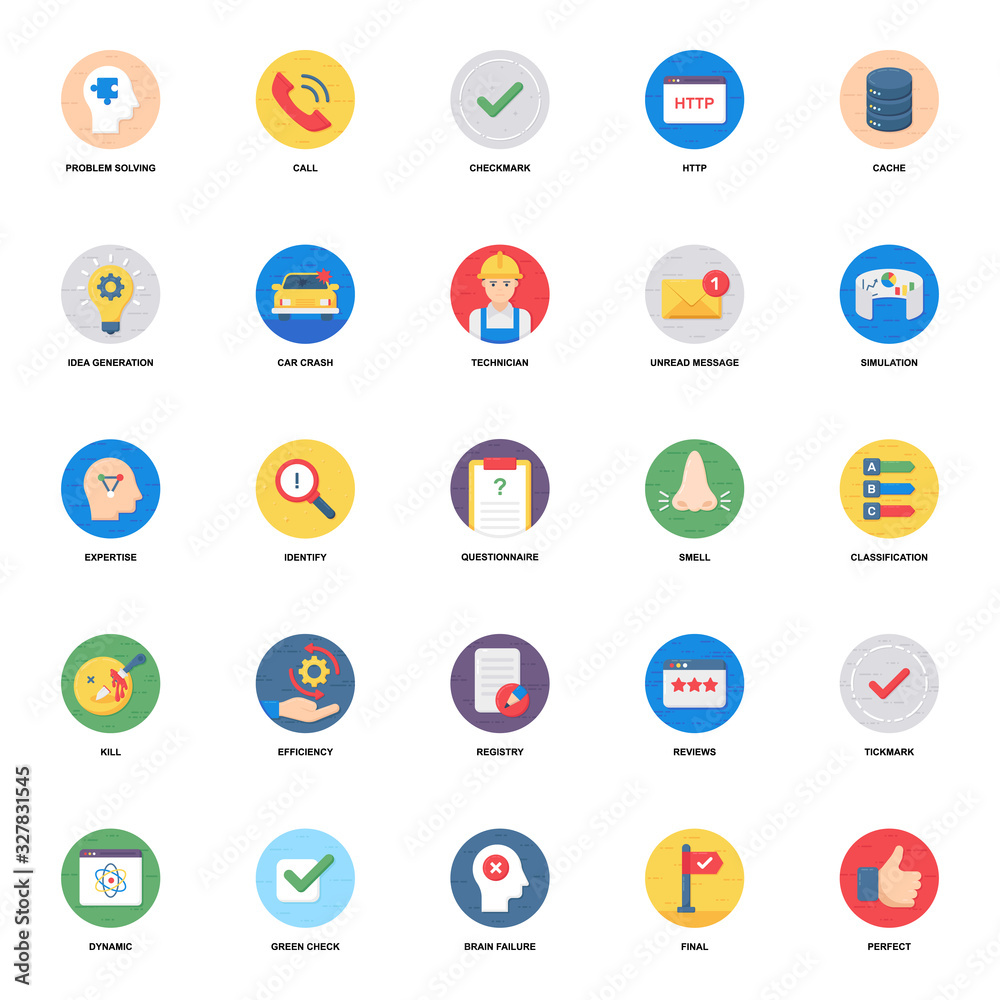 Web Design Flat Icons Pack Web Design Flat Icons Pack