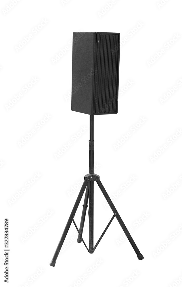 Loudspeaker isolated on white background, This has clipping path. Loudspeaker isolated on white background, This has clipping path.