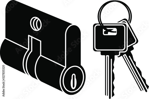 Key Cylinder Lock icon