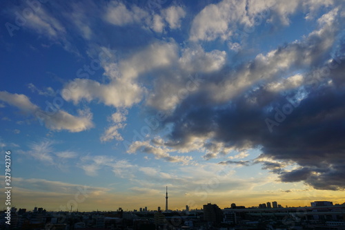 東京の夕暮れの景色 © MSAIA