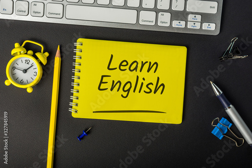 Obraz na plátně Best tip to success - Learn English