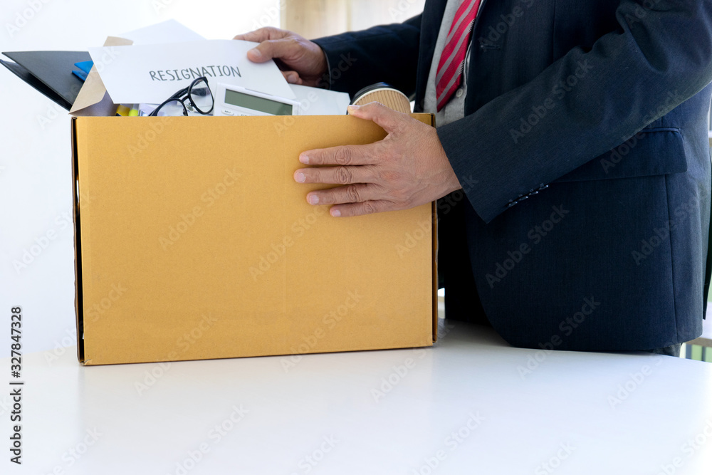 worker feel bad and sad, he receive resign