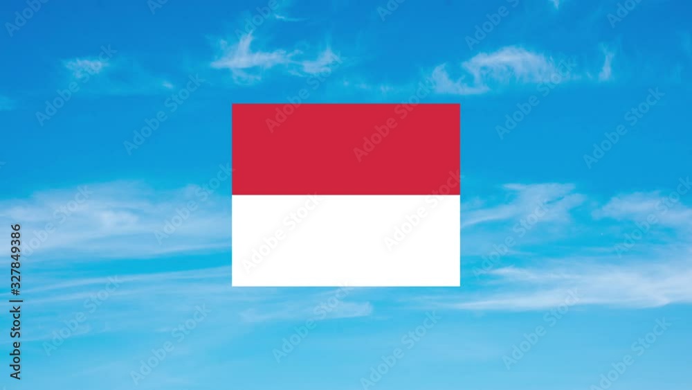Flags of all countries, stop motion flags on cloud background. Stock ...