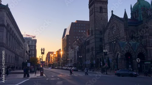 Sunset in Boston
