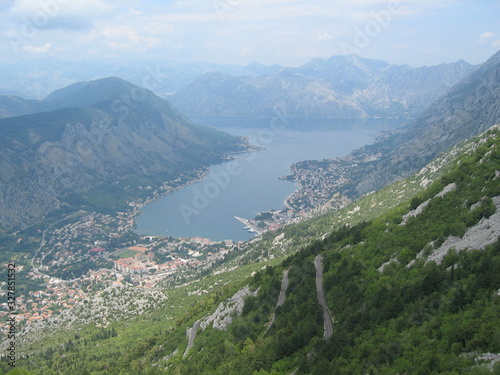 view of the mountains