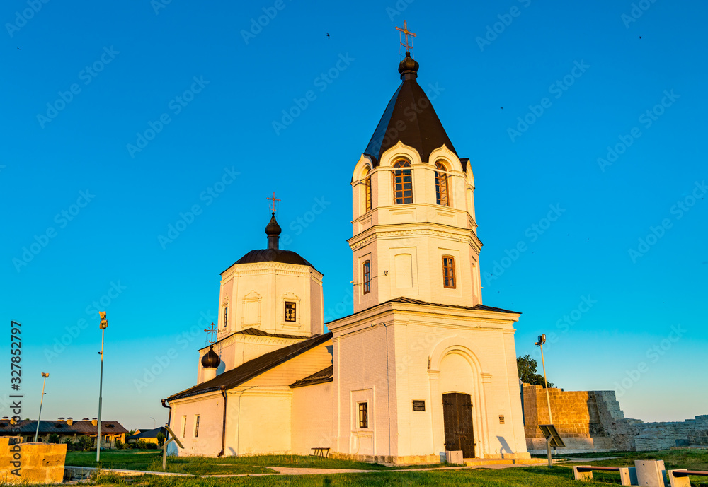 Dormition Church of hill fort at Bolgar, Russia