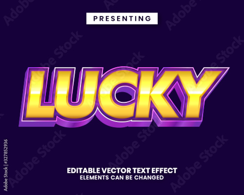 shiny metal style editable text effect