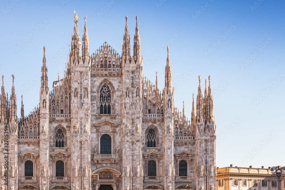 Milan Cathedral facade fragment