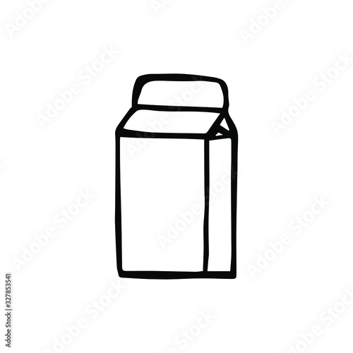 Vector illustration Close-up of a container on an isolated white background.
