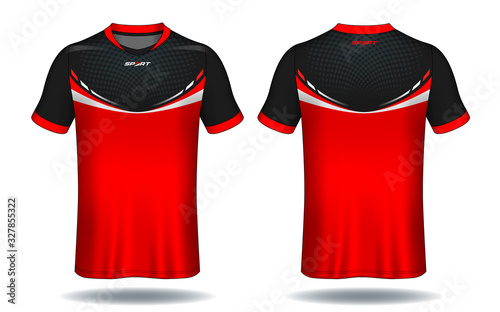 Soccer jersey template.sport t-shirt design.	