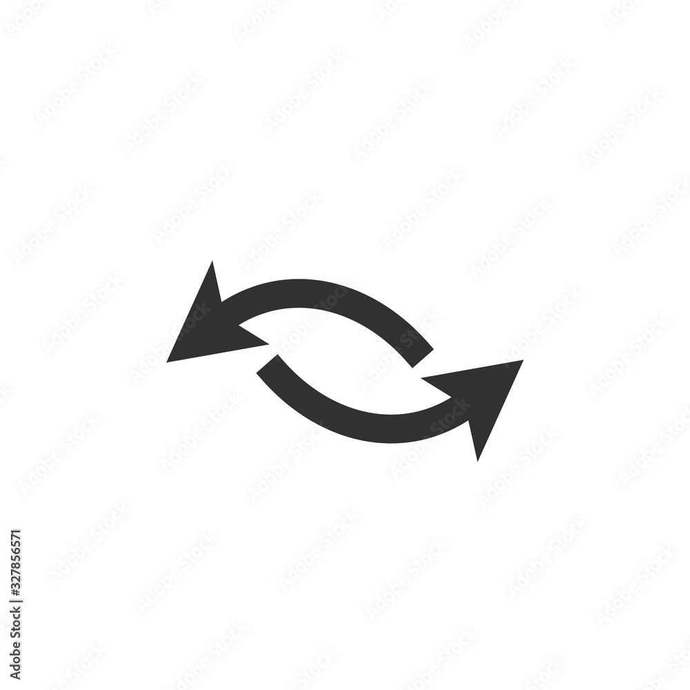 refresh rotation arrows circle icon. Stock Vector illustration isolated on white background. refresh rotation arrows circle icon. Stock Vector illustration isolated on white background.