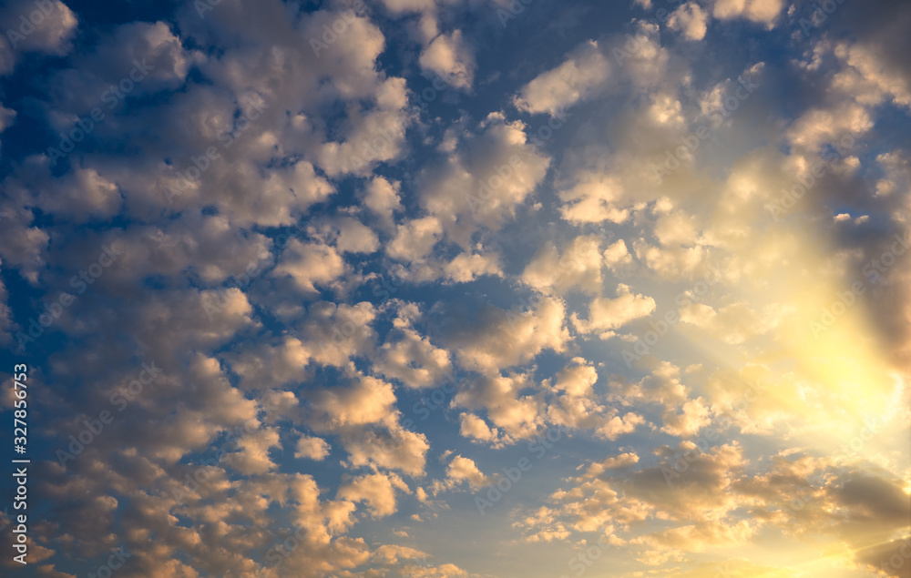 blue sky with clouds in the morning blue sky with clouds in the morning