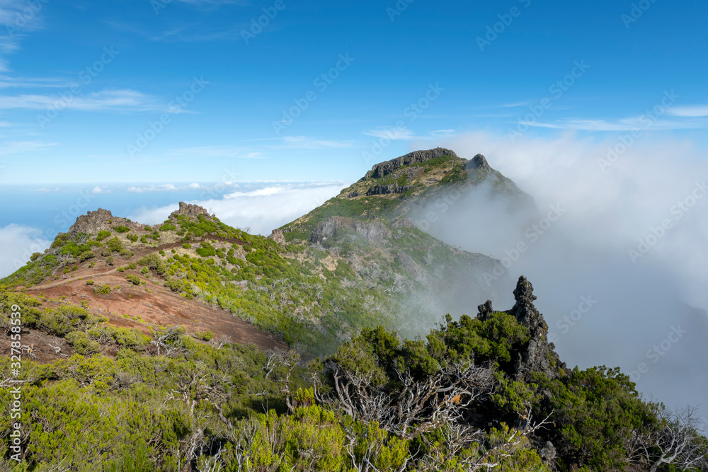 Landscape of madeira island - pico do arieiro