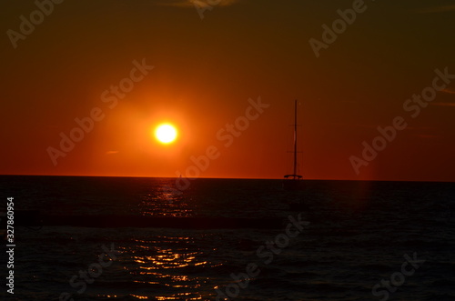 sunset at sea © Lukas