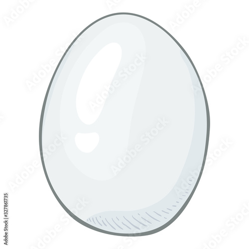 Vector Cartoon Chicken Egg