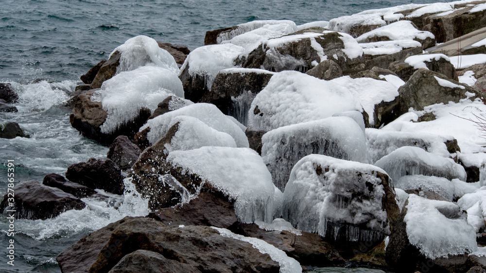 Winter Ice art in Toronto, Ontario Winter Ice art in Toronto, Ontario