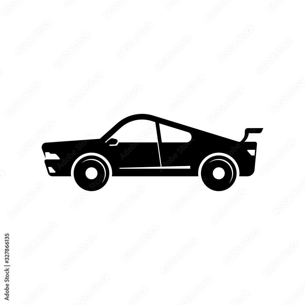 Fototapeta premium sport car vector illustration design template. supercar icon symbol design